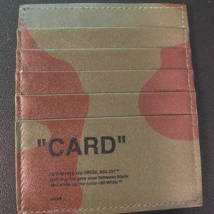 OFF-WHITE c/o VIRGIL ABLOH QUOTE CARDHOLDER